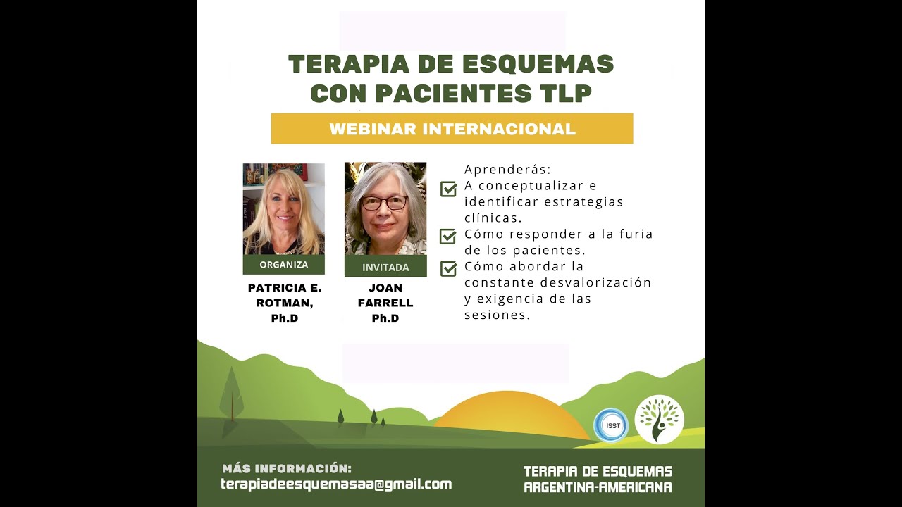 TERAPIA DE ESQUEMAS CON PACIENTES TLP - DRA. JOAN FARRELL