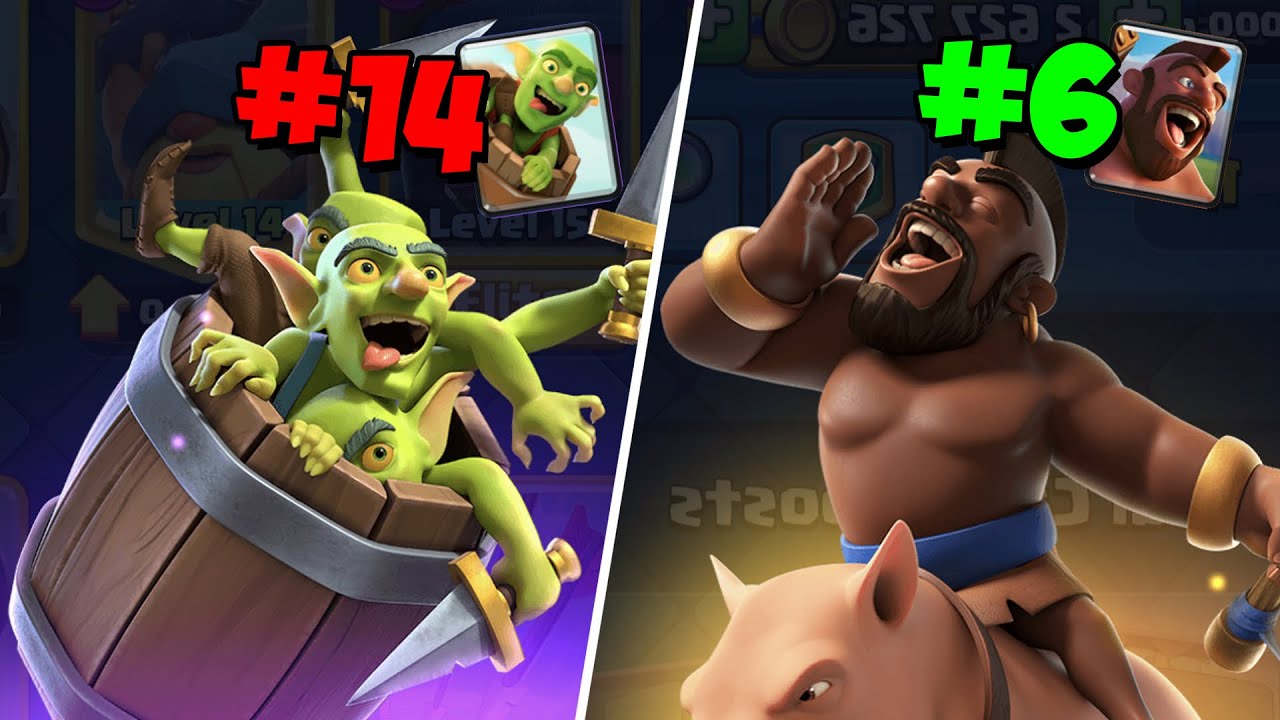 Ranking ALL 23 Win Conditions in Clash Royale from Worst to Best