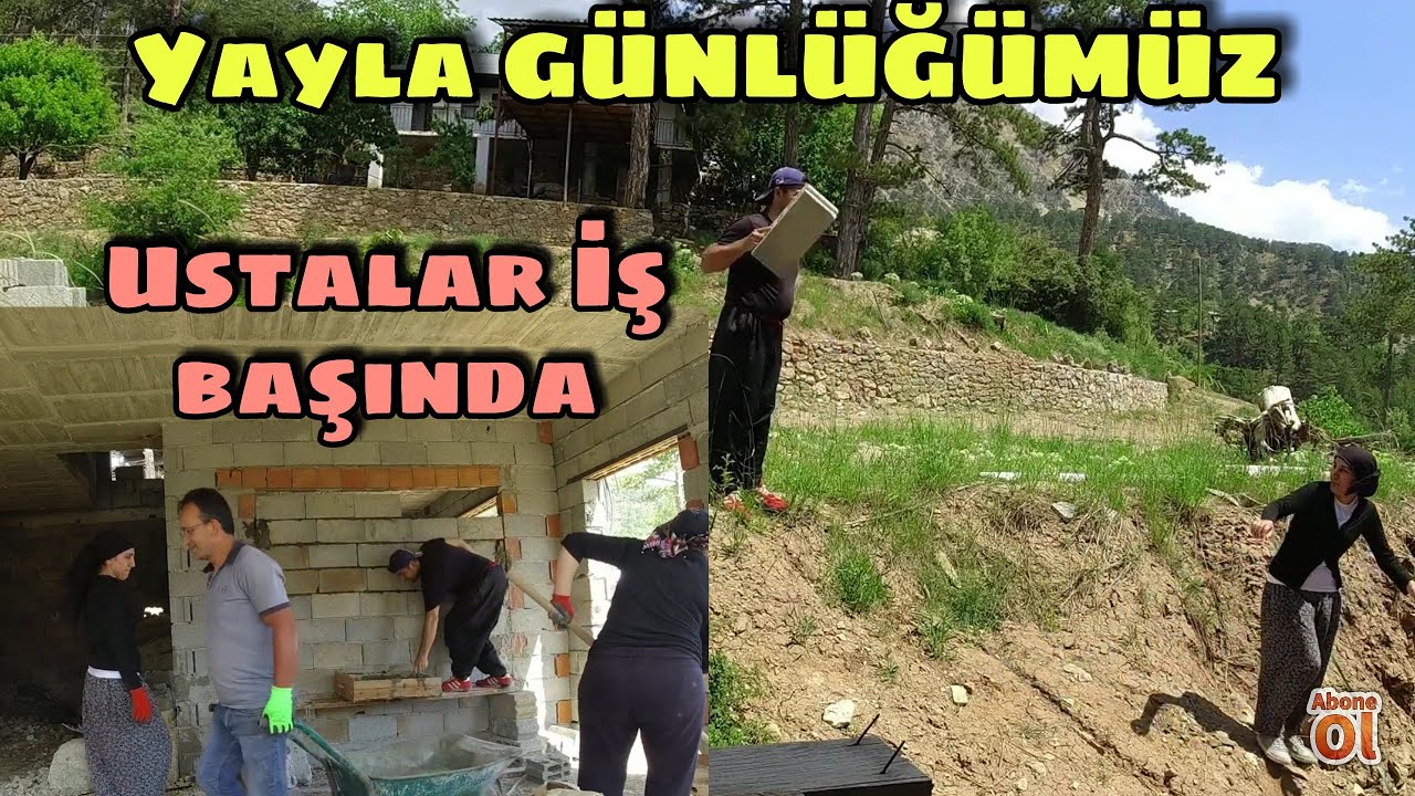 ALANYA/FAKIRCALI YAYLASI _ ŞEHİRDEN UZAK _ YAYLADA GEÇEN ZAMAN-Bahçe işleri _ köy hayatı