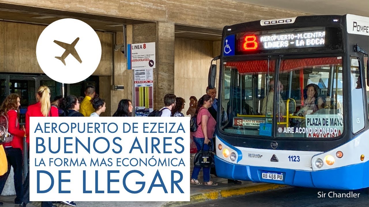 Colectivo rápido a Ezeiza por poco dinero - línea 8