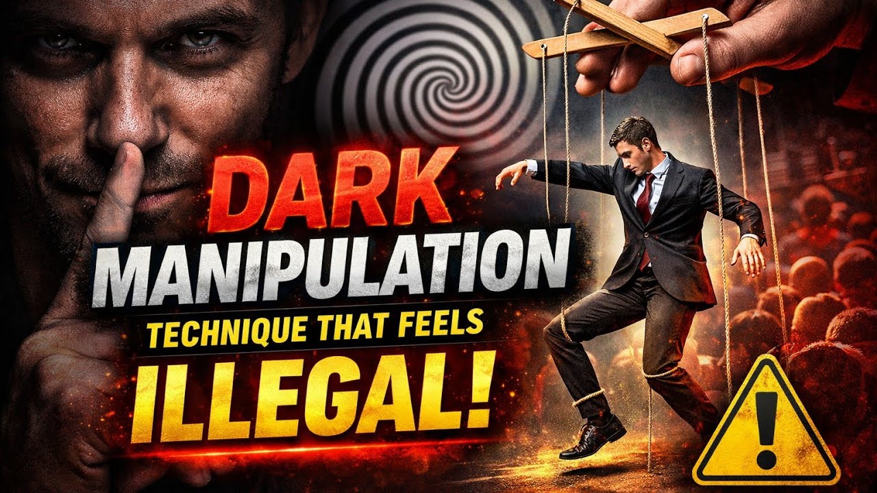Dark Manipulation Technique Jo Illegal Jaisi Feel Hoti Hai! 😈 | Dark Psychology Secret
