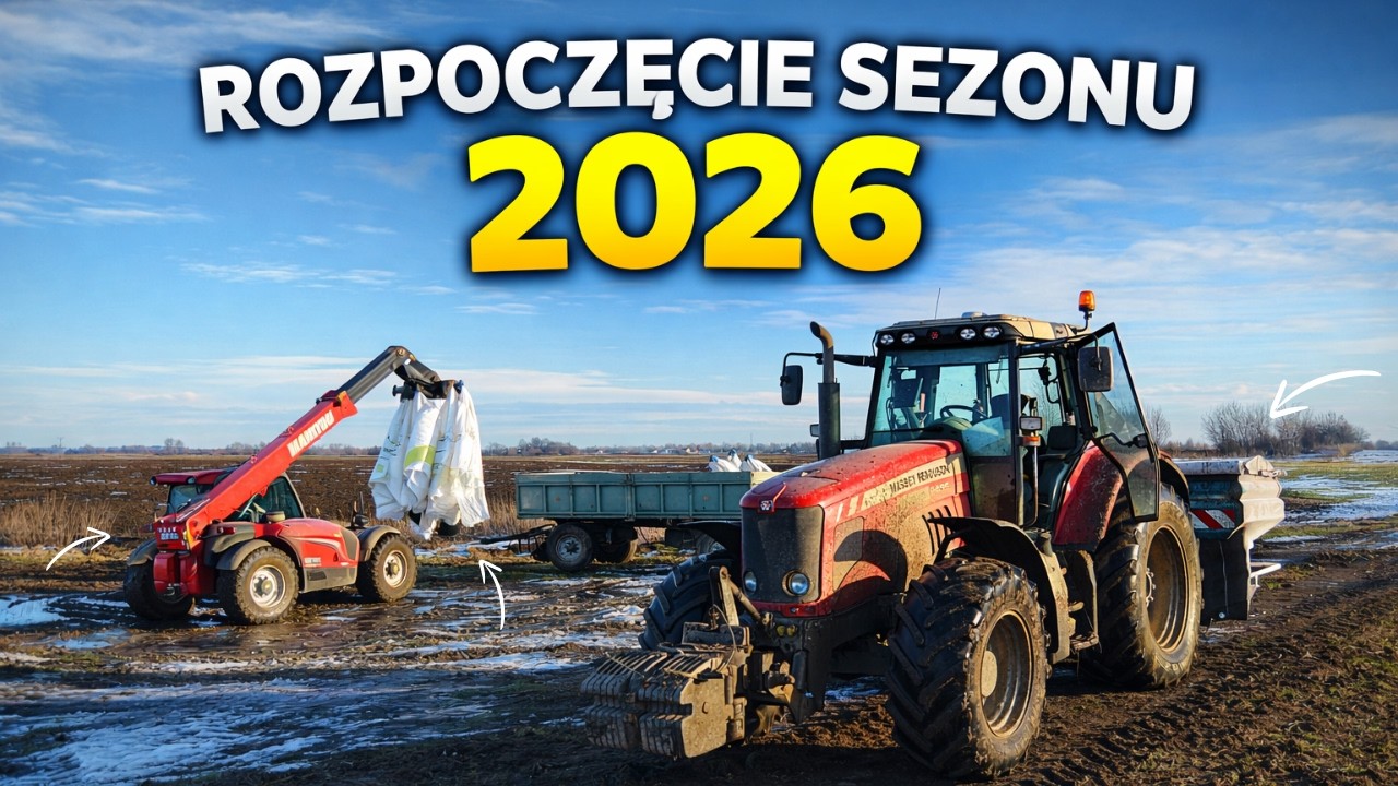 ROZPOCZĘCIE SEZONU 2026 NA MOKRO! OPOROWE NAWOZY Z VIXĄ! | MASSEY FERGUSON 6485 & SULKY X50+ ECONOV