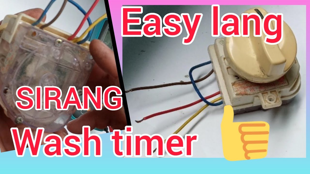 pano mag repair ng Wash timer