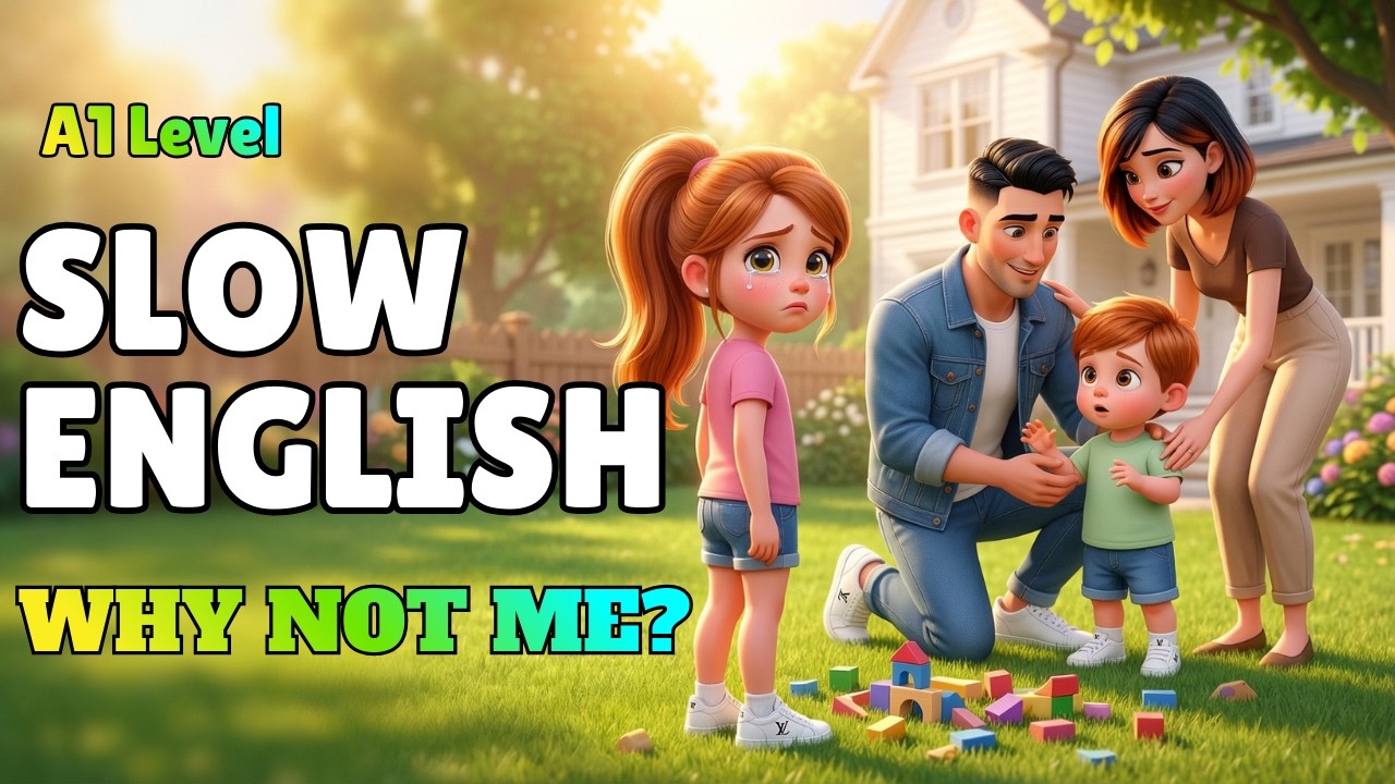 Dad… I Was Here First | Easy English Story for Beginners (A1 Level)