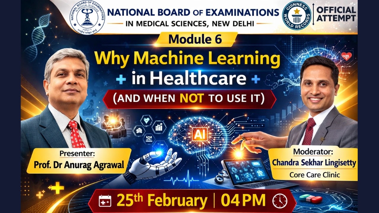 Module 6 - AI in Healthcare : Why Machine Learning in Healthcare (and When Not to Use It)