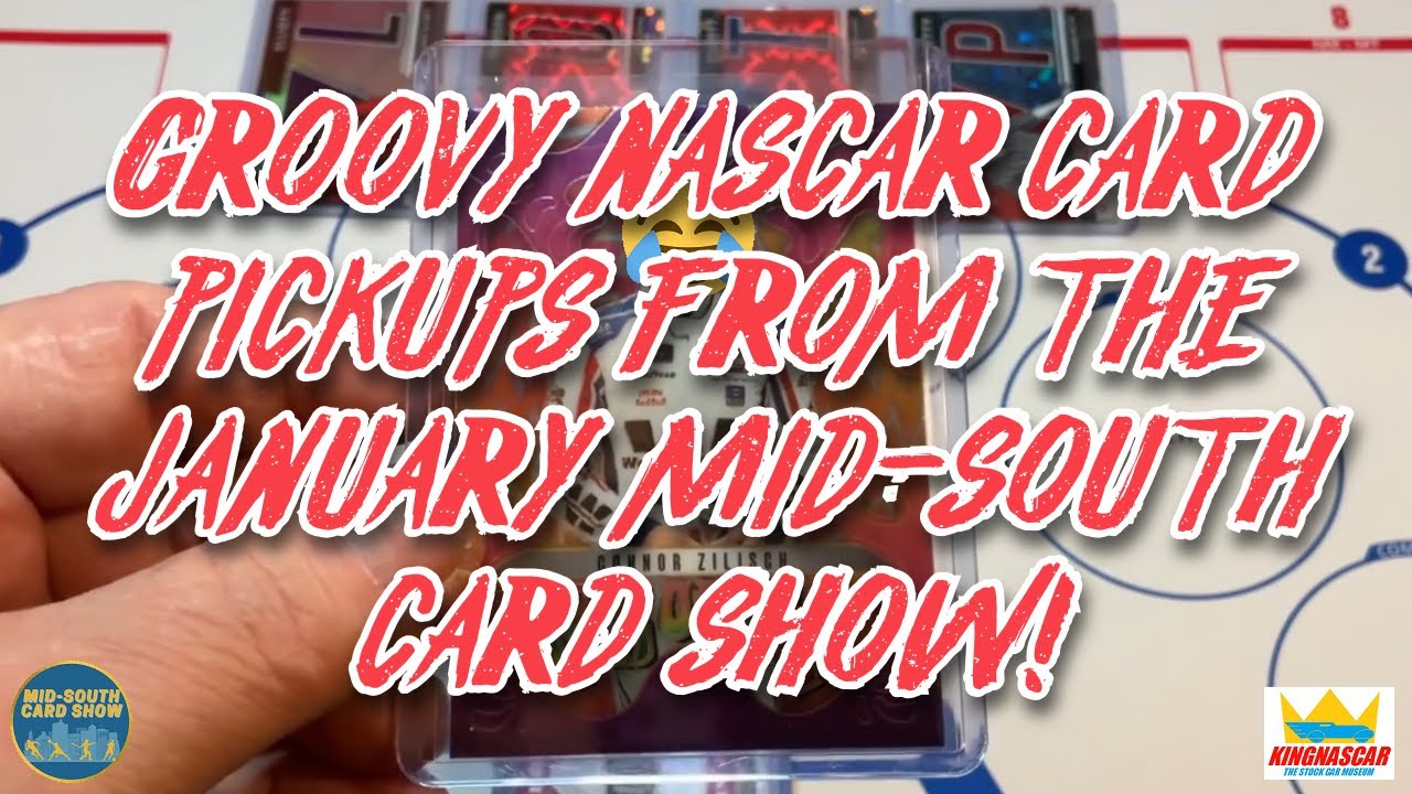@kingnascar приобрел несколько классных коллекционных карточек NASCAR на выставке Mid South Card ...
