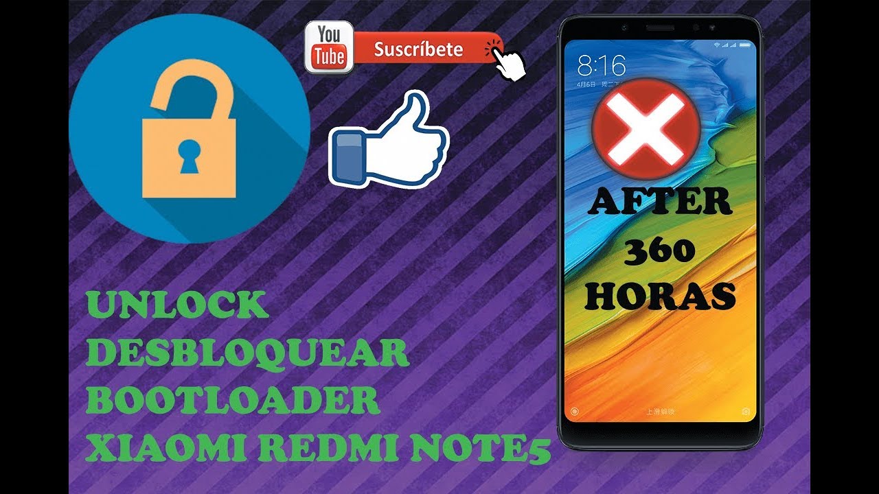 Como Abrir el Bootloader Xiaomi Redmi Note 5  (