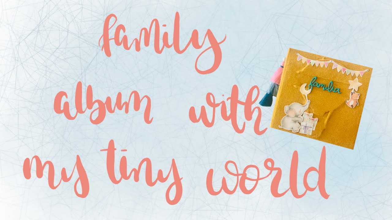 @ciaobellapaper  - HANDMADE TUTORIAL - Spine binding album with My Tiny World
