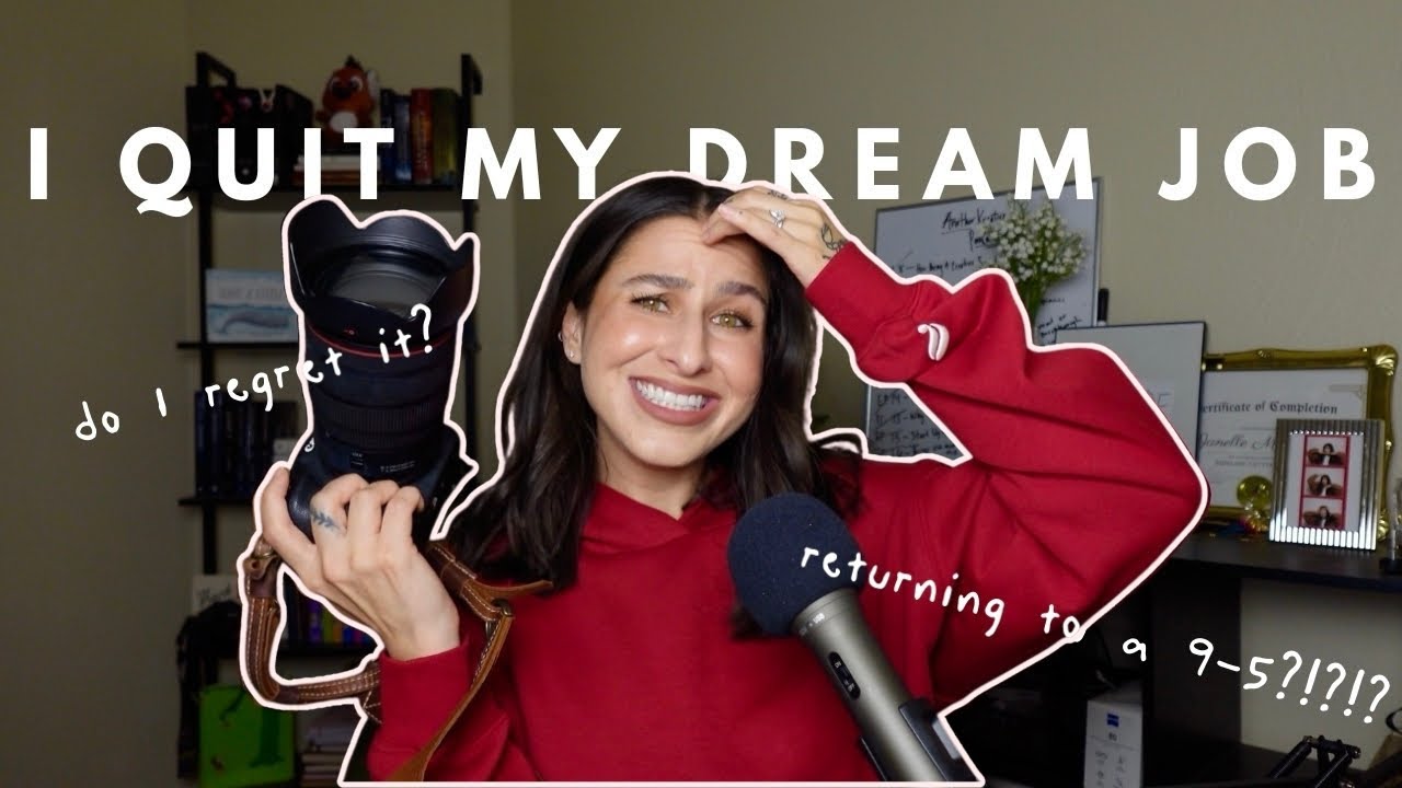 i quit my dream job | working in social media, regrets, & recovering from burnout