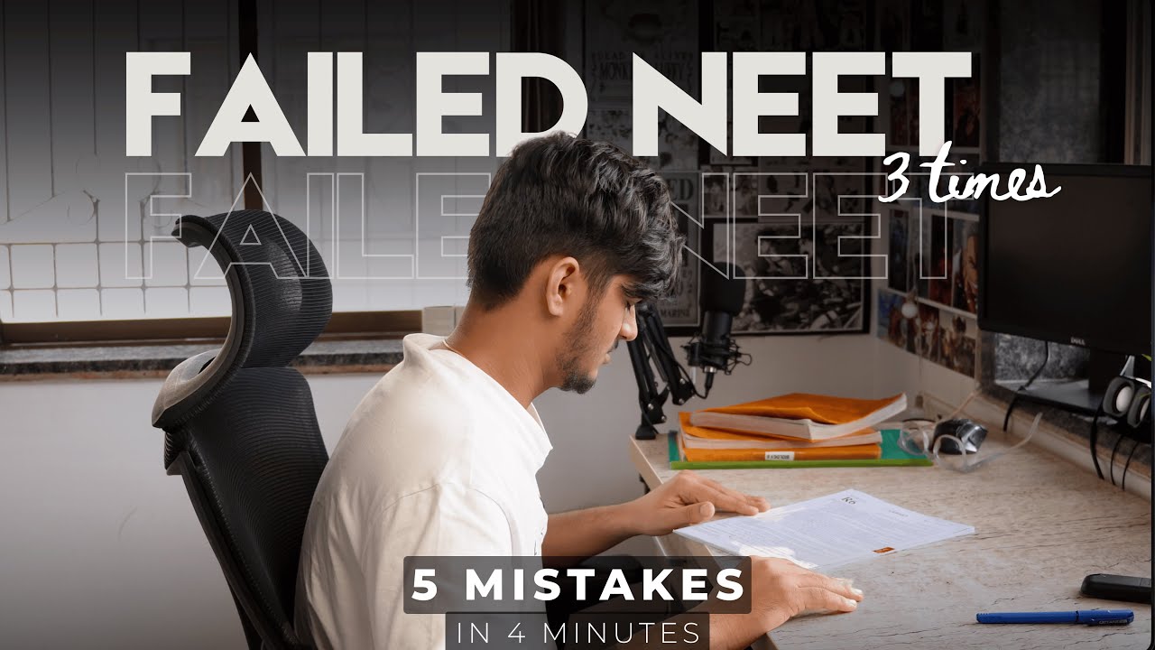 5 MISTAKES in 4 MINUTES which took me 2 drops in NEET