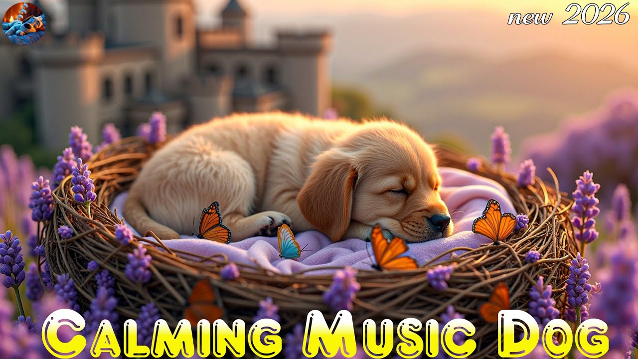 Dog sleep relaxation music🐶🌈Anti Separation Anxiety Relief🎵💖Calming for Dog Left Home Alone🎵