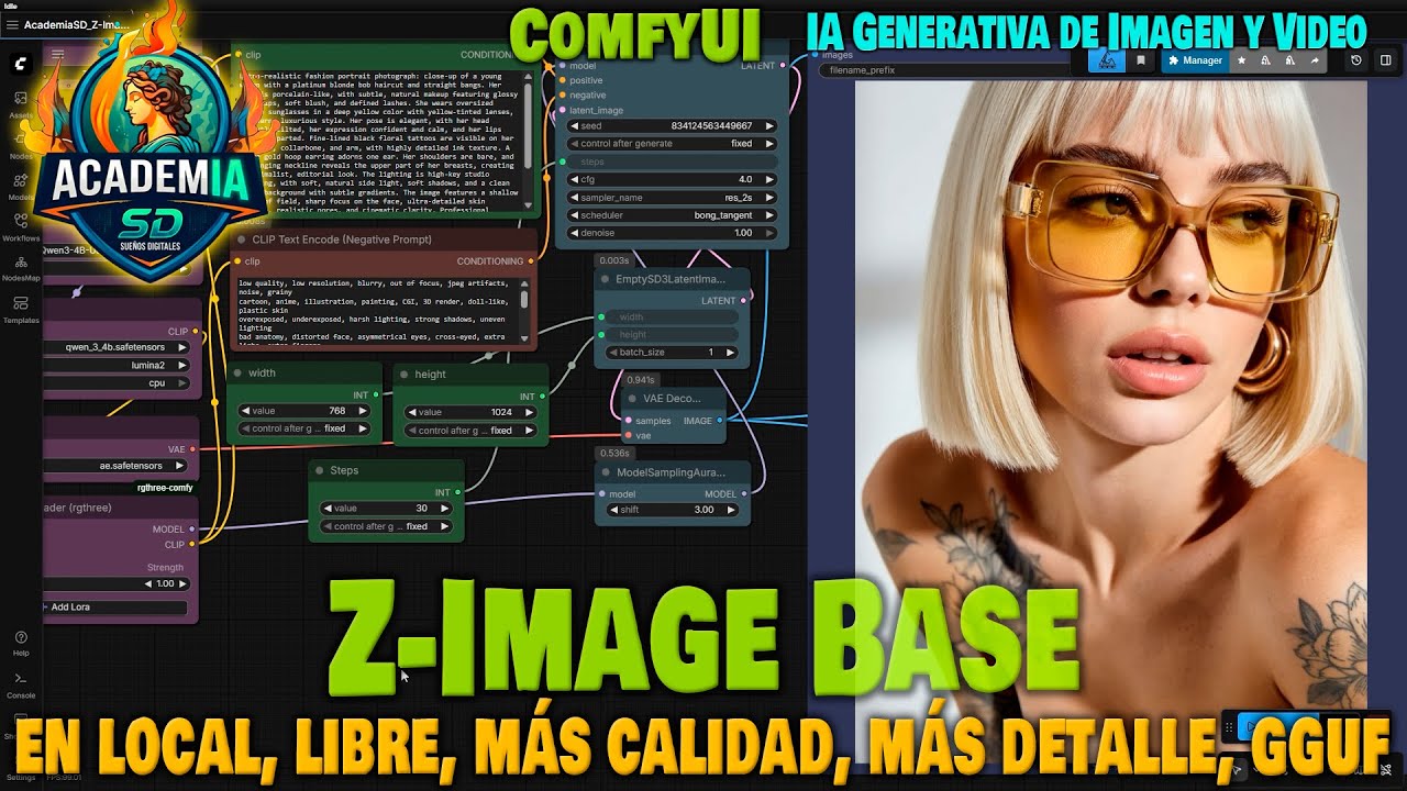 Z-IMAGE-BASE MÁS CALIDAD, VARIEDAD, LIBRE Y CON GGUF