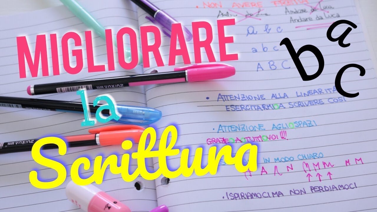 COME MIGLIORARE LA SCRITTURA 📝 SCRIVERE BENE!