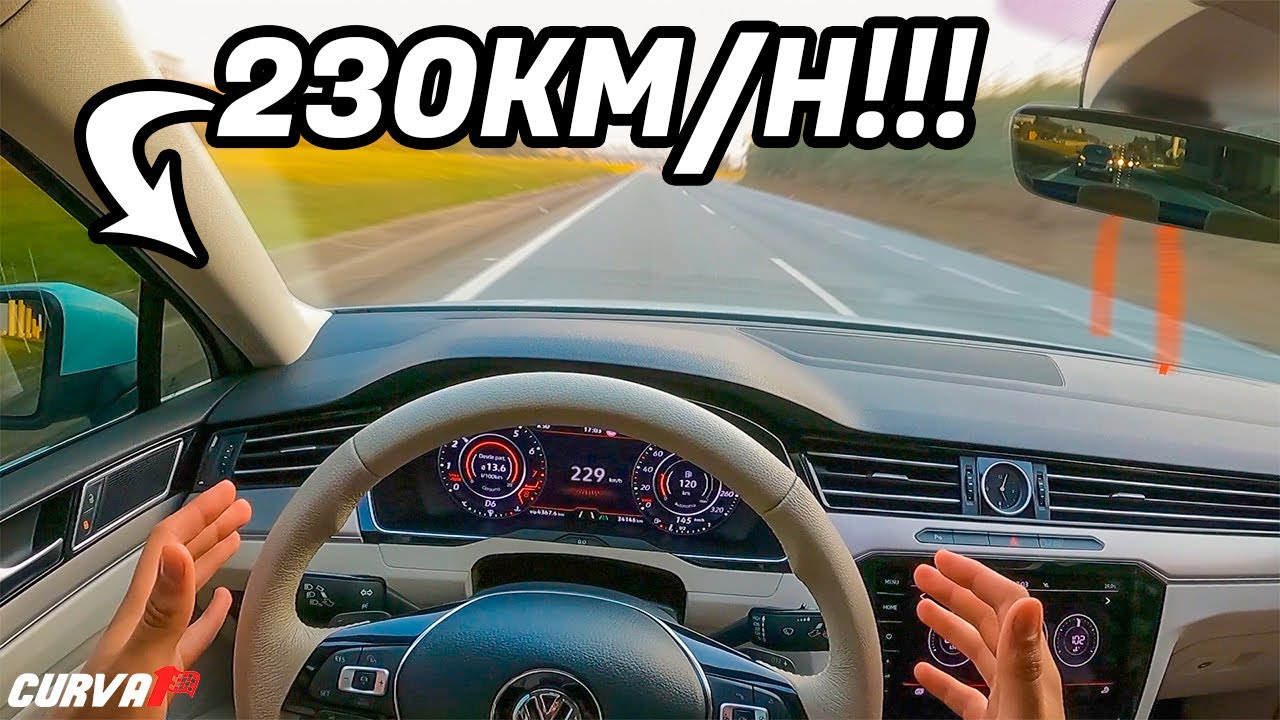 ACELERANDO O PASSAT MAIS RÁPIDO DO BRASIL! 100 A 200KM/H MUITO RÁPIDO