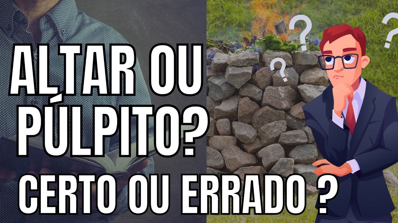 Altar ou p&uacute;lpito ? S&oacute; senta quem somente &eacute; Santo ?  Pastor Juliano Fraga responde essa.
