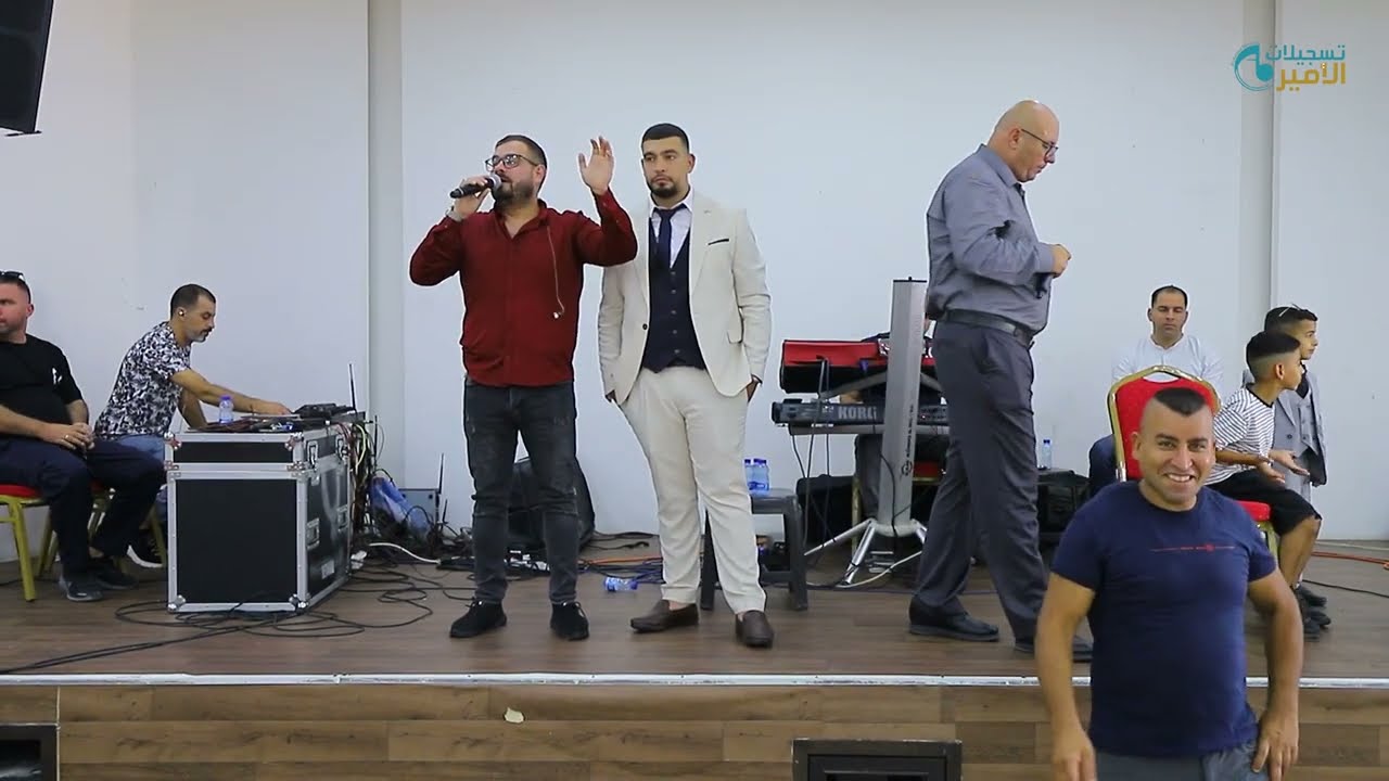 النجمين محمد وجواد البرغوثي ترحيب بالضيوف غداء العريس محمد شعنونة بيتللو 2023