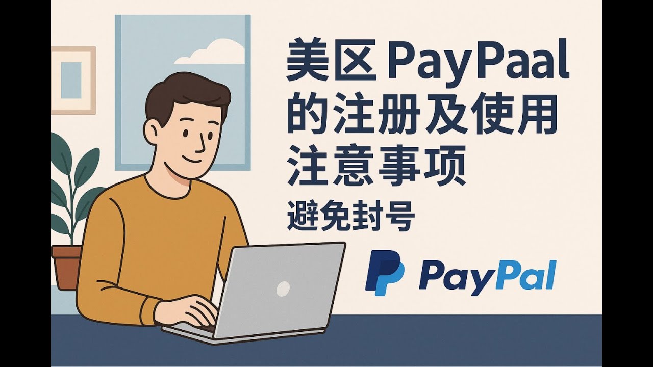 美区PayPal使用全攻略｜防止封号+安全使用技巧｜【2025最新】#美区PayPal，#PayPal，#避雷
