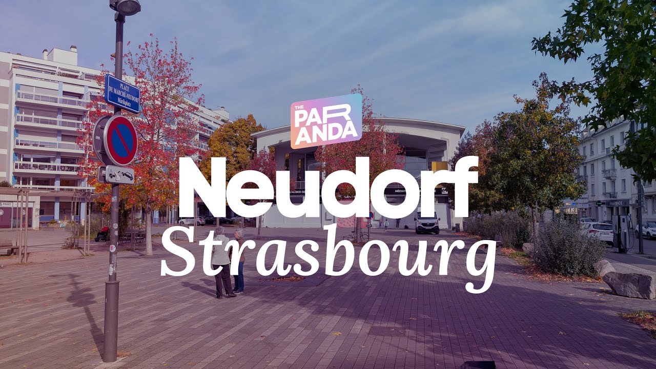 Stunning 4K: Street Cycling Scenery in Neudorf, France