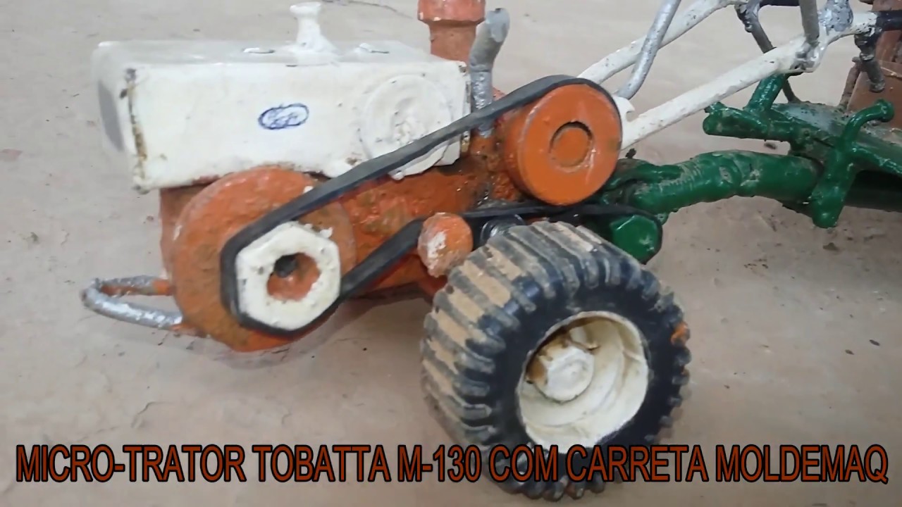Miniatura Micro Trator Tobatta