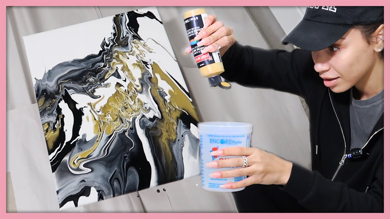 DIY Home Decor | Abstract Fluid Art