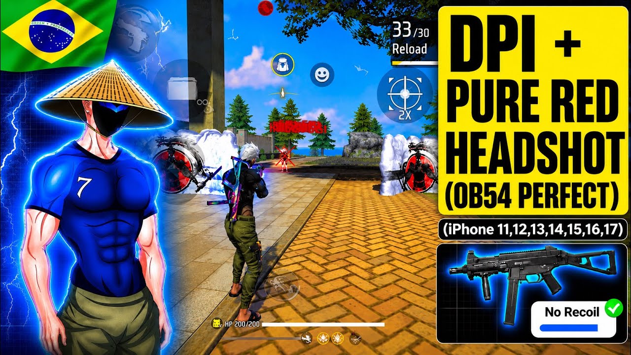 Лучшие настройки Free Fire на iPhone для 100% хедшотов ⚙️ DPI Чувствительность OB54 (iPhone 11&ndash;17)