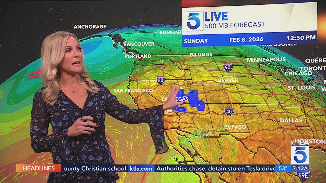 Southern California to experience warm temperatures this weekend, followed by cooldown, rain chance