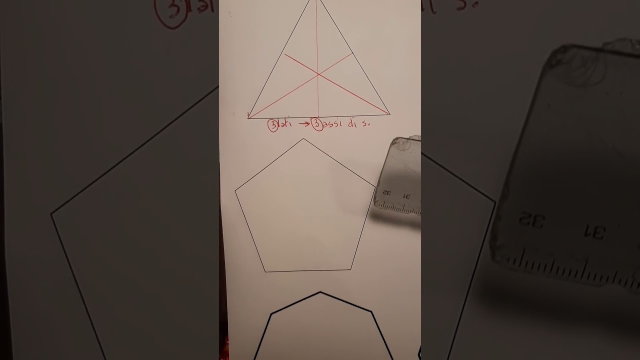 Disegnare gli assi di simmetria nei poligoni regolari