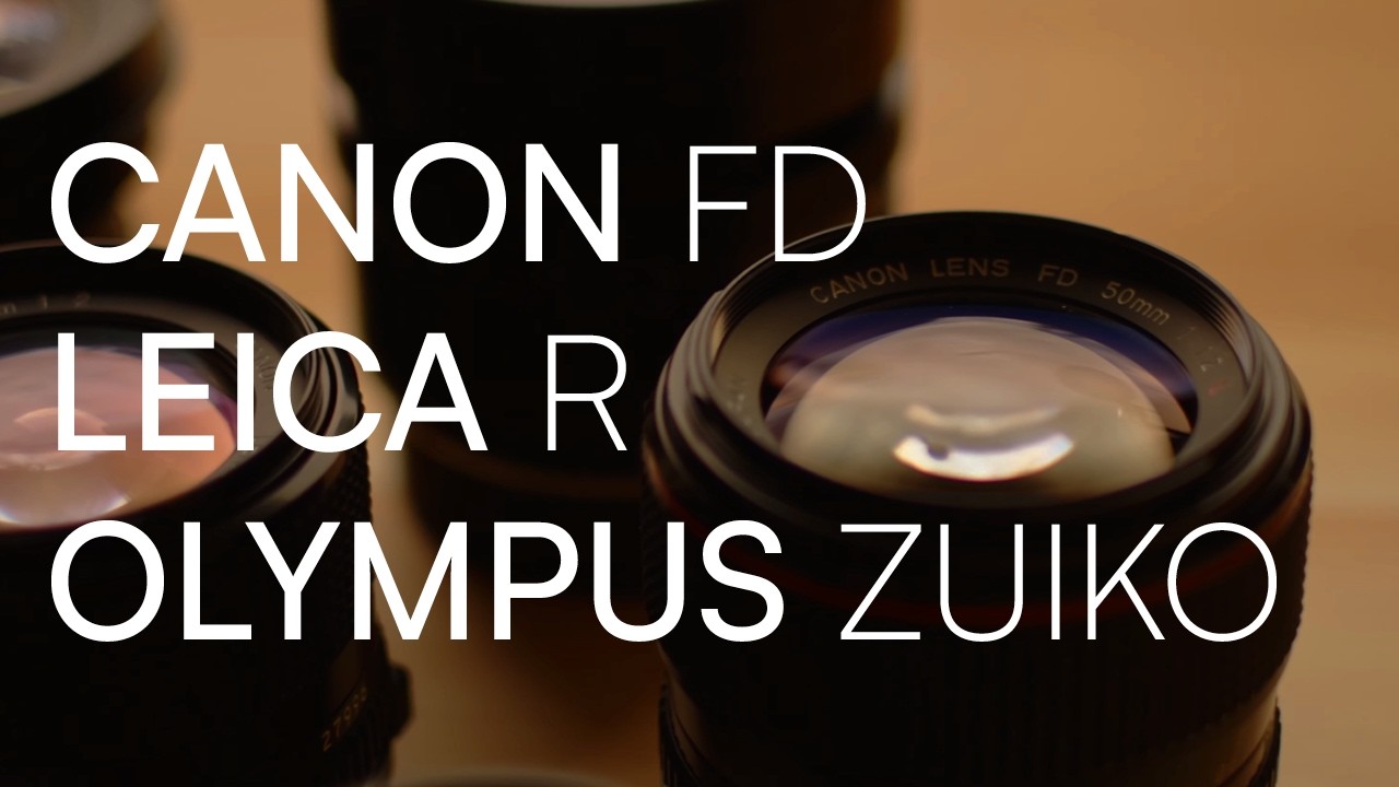 Vintage lens comparison | Canon FD, Leica R, Olympus Zuiko