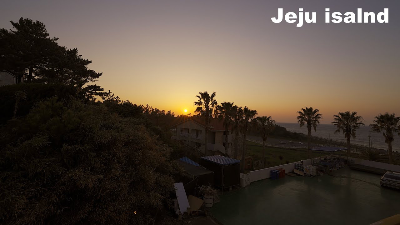 Sunset in Jeju Island - 4K HDR Korea