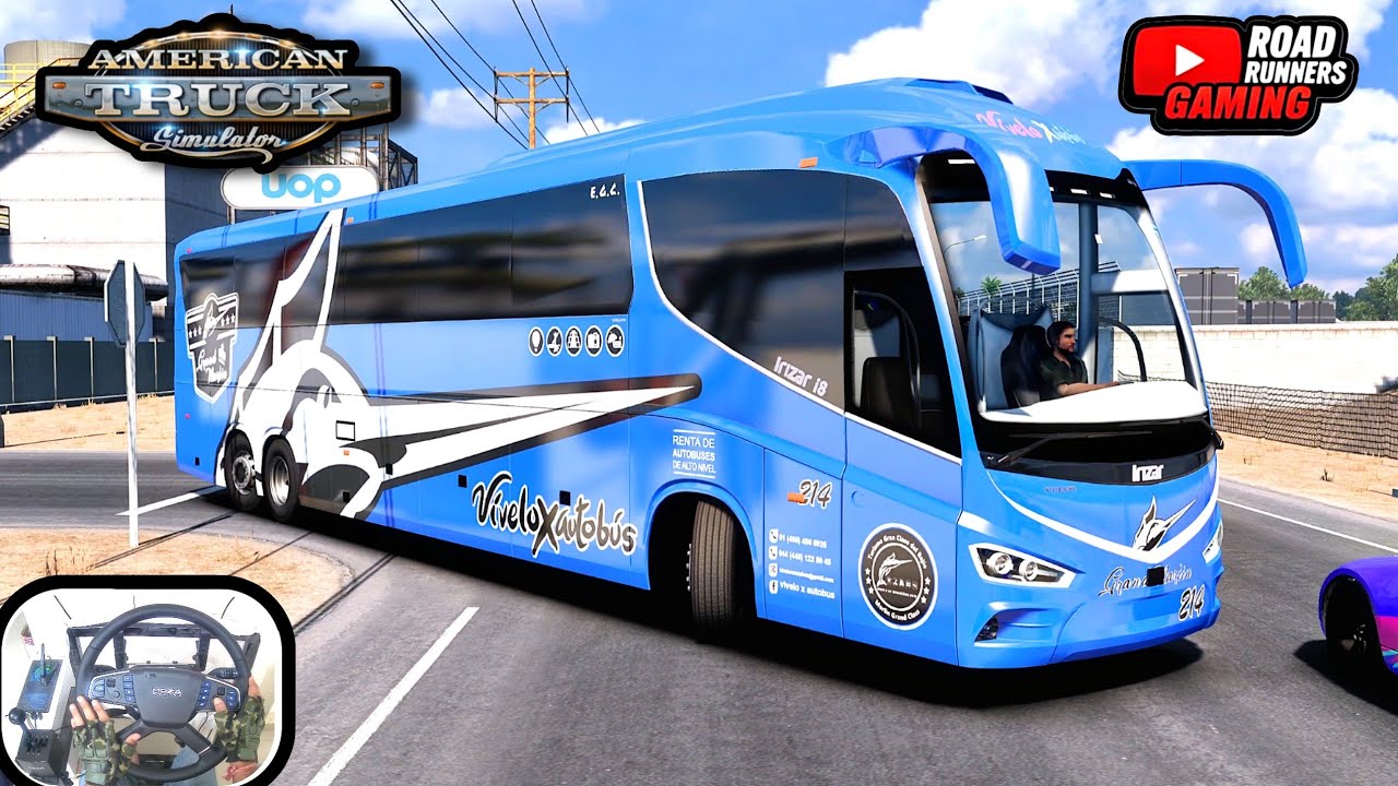 ATS Bus | Ultimate No-Touch Challenge! Volvo B13R Irizar i8 Bus | Moza TSW