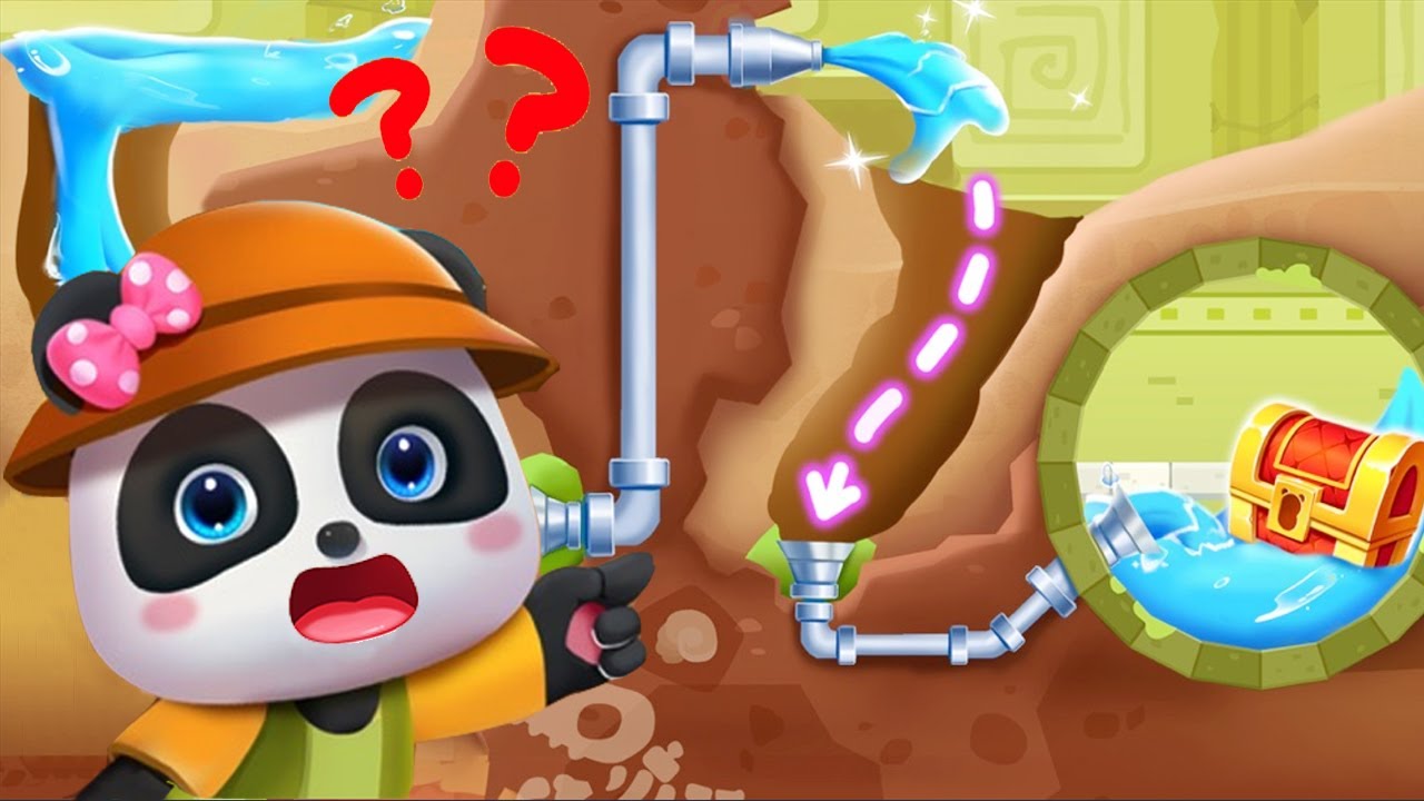 Baby Panda's Life: Treasure Hunter - Help Kiki and Collect All Treasure Chests - Babybus Games