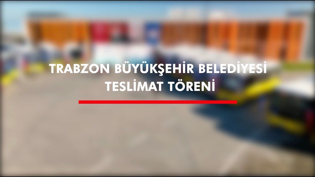 Anadolu Isuzu Trabzon Büyükşehir Belediyesi'ne Araç Teslimatı Gerçekleştirdi