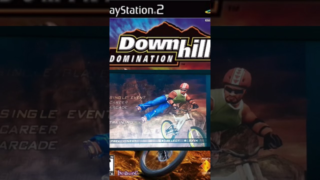 DOWNHILL DOMINATION GAME PLAY PS2