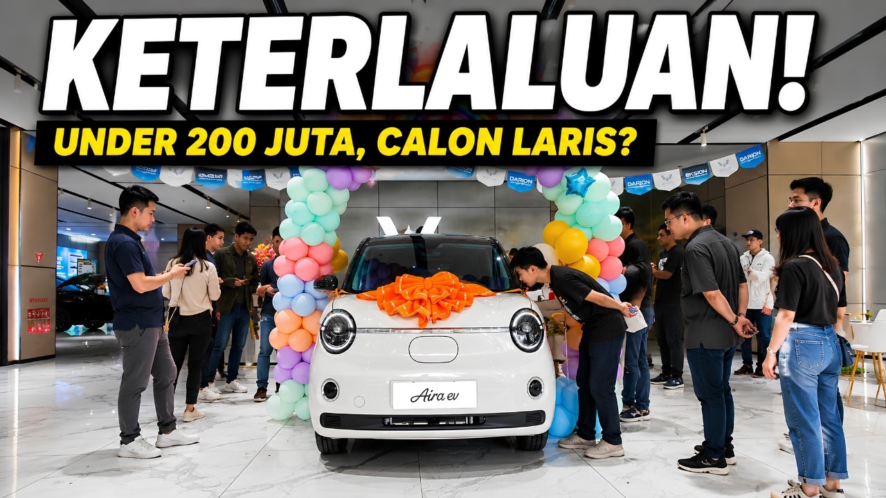 BOCOR‼️WULING AIRA EV RESMI MELUNCUR 175 JUTA TEMBUS 300KM