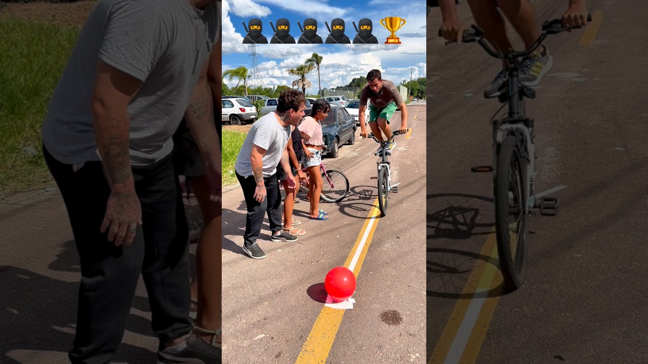 NINJA BIKE  CHALLENGE🤪🥷#challenge