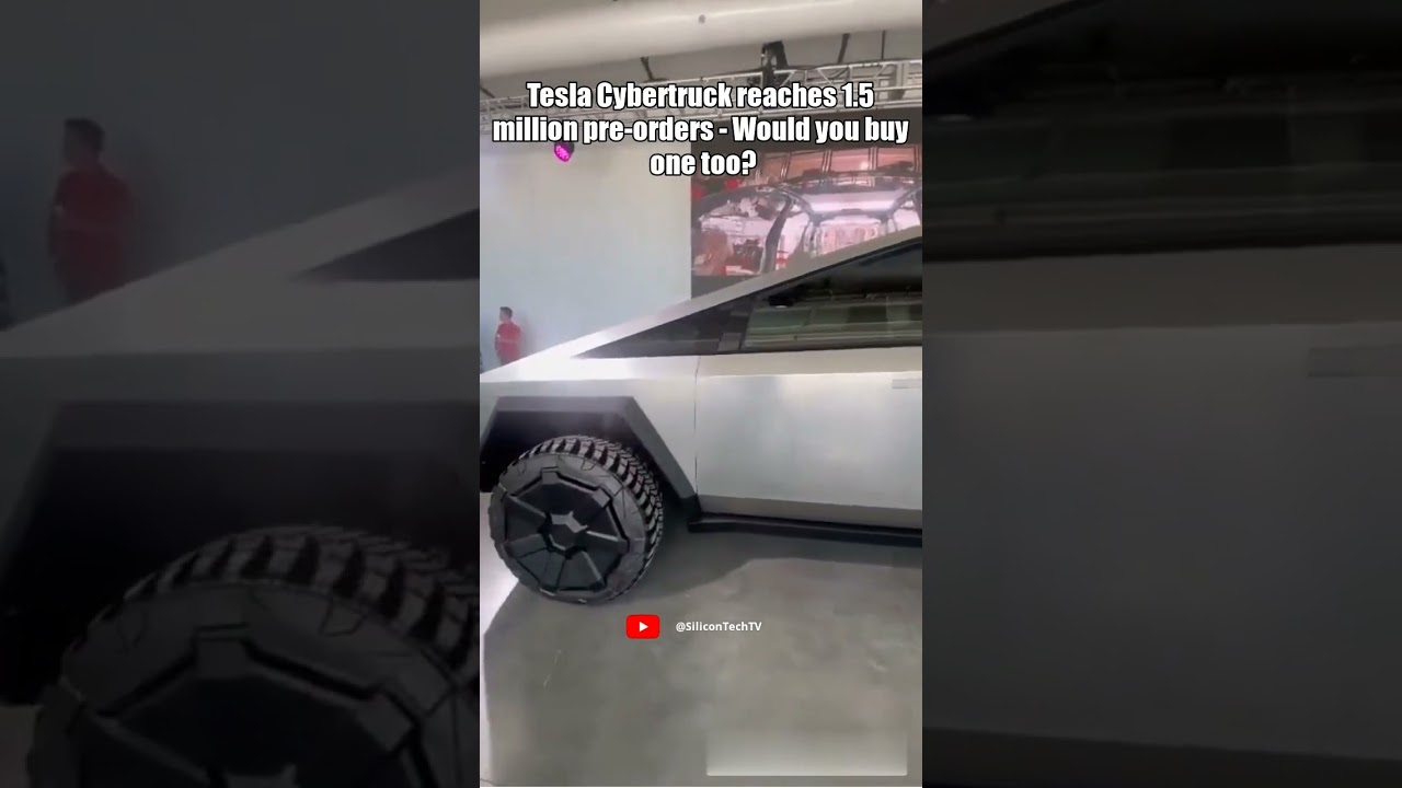 NEW Prototype of Tesla's Cybertruck Presented! #shorts #tesla #elonmusk