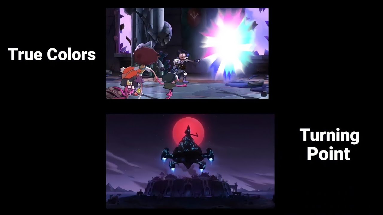 (Amphibia S3 Spoilers) True Colors and Turning Point side by side