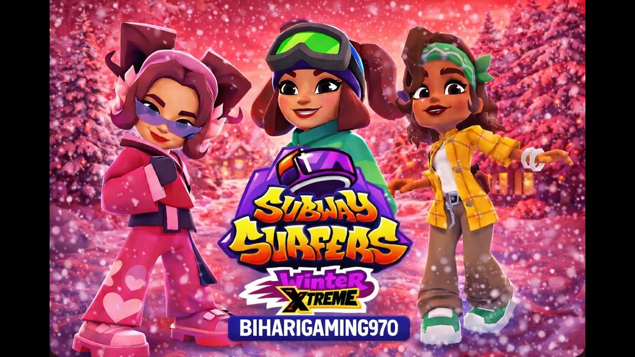 Subway surfers winter Xtream (2026) BIHARIGAMING970 💕✅1080p HD QUALITY ✨ 🎉 ❤️ 💕