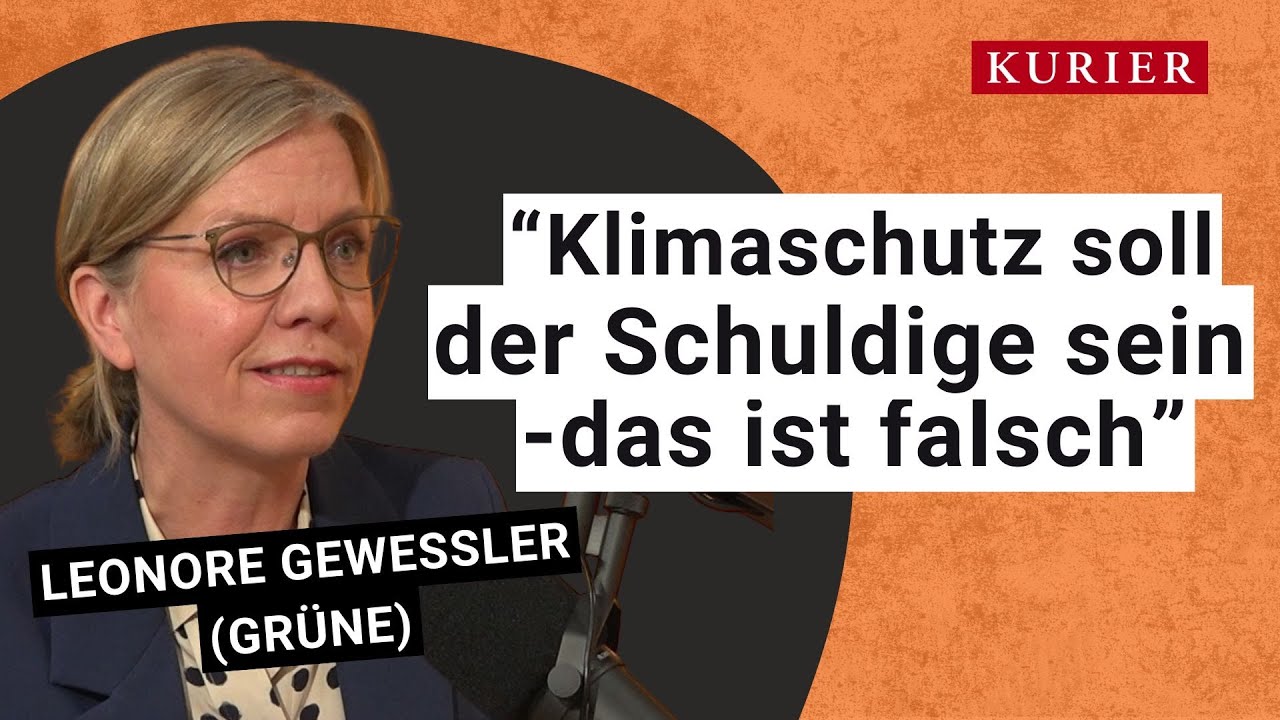 Leonore Gewessler über Klimapolitik, Budgetkürzungen und ihre Zukunft bei den Grünen | Bei Gebhart