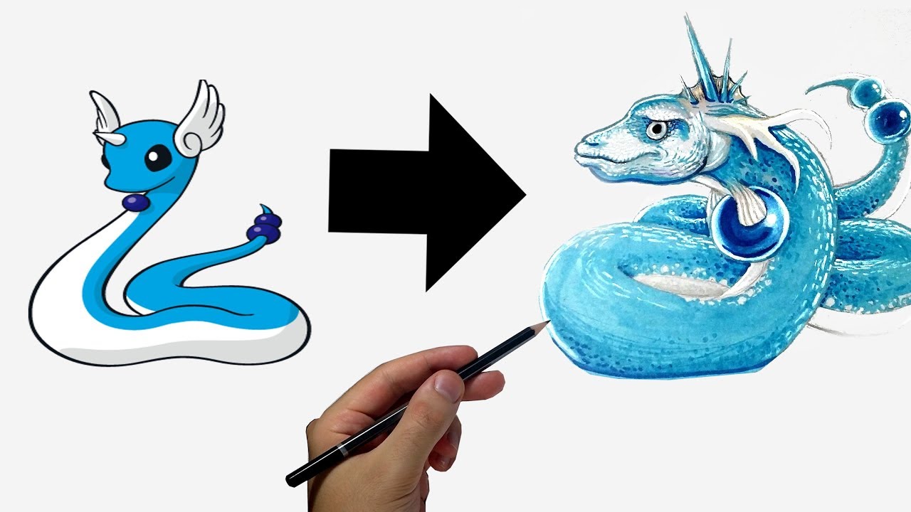 Je dessine les Pokémons en version.. Réaliste !