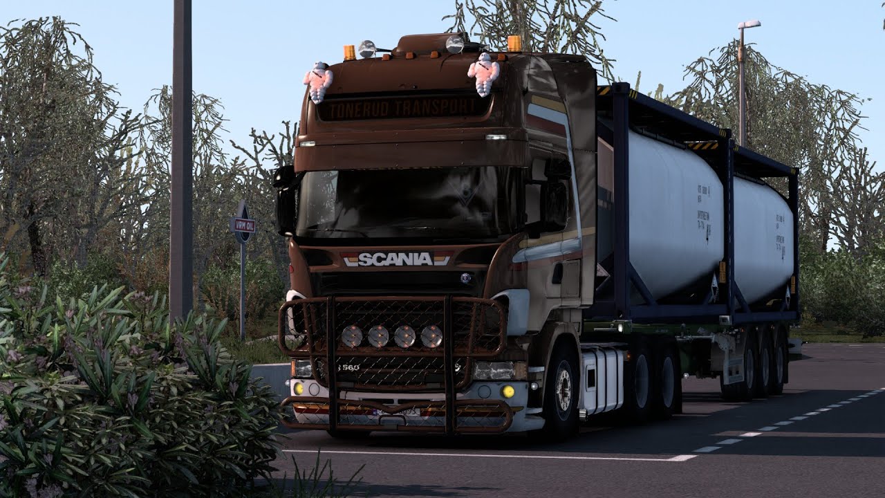 ETS2 SCANIA TONERUD R560 V8 MANUAL OLSO (NOR) - LUGA (RUS) PT.2