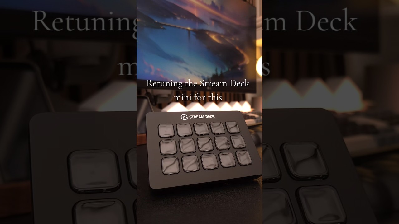 Stream Deck Mk.2 Vs Stream Deck mini #streamdeck #desksetup #cozygamingcommunity #deskaccessories