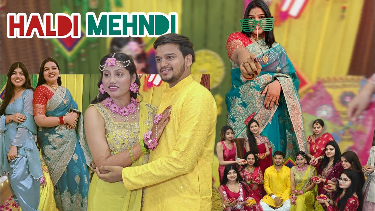 Haldi / Mehndi  photoshoot ❤️✨full masti💓
