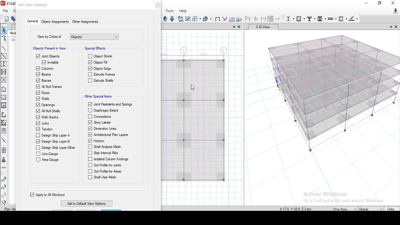 19 Interfaz y herramientas de modelado  Set Display option   Part 1