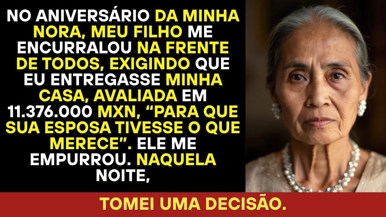 Meu filho me empurrou e exigiu minha casa de 11 mi — tirei o que ele mais amava.