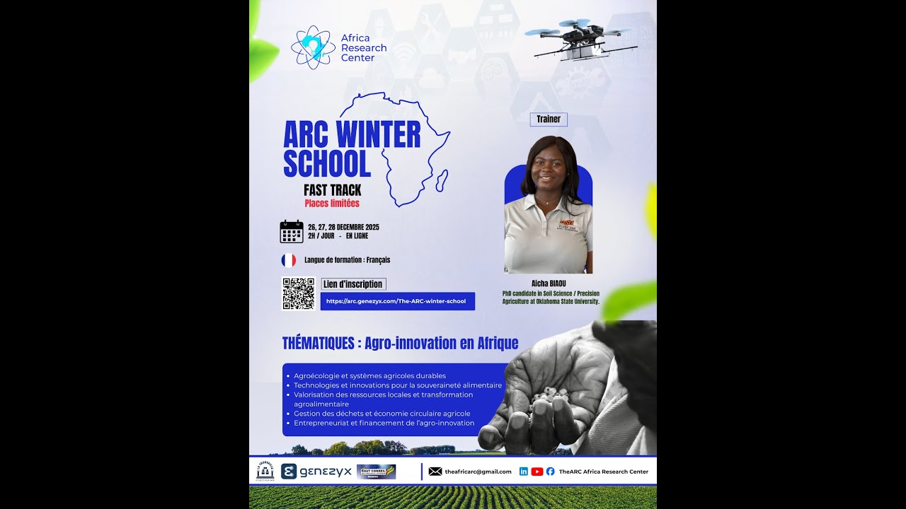 ARC Winter School 2025 Agro-innovation  avec Aicha BIAOU : jour 1