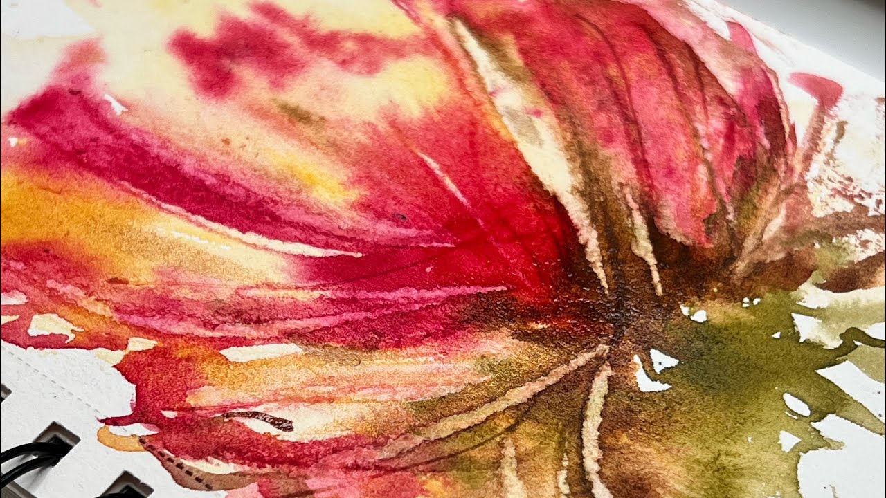 Откройте для себя магию живописи мастихином в акварели от ZenArt! 🌼🎨✨