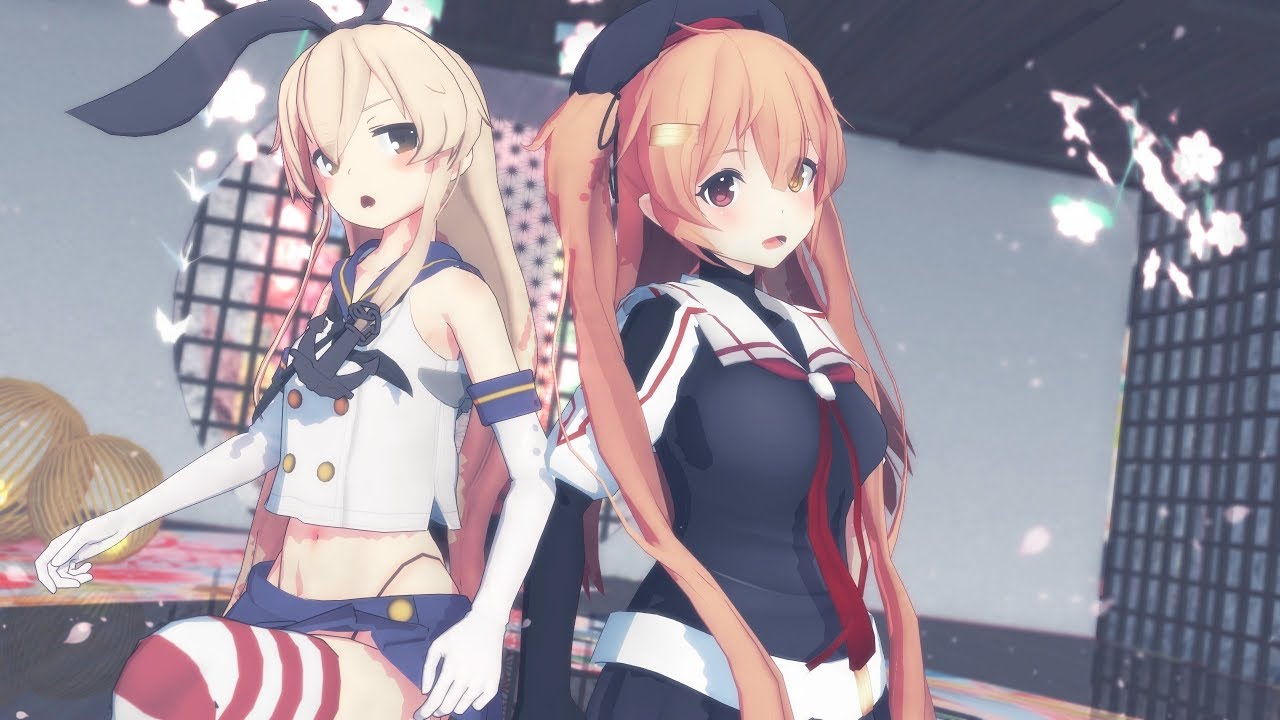 【MMD艦これ】『宵々古今 / Yoiyoi Kokon』by 村雨改二＆島風【1440p】