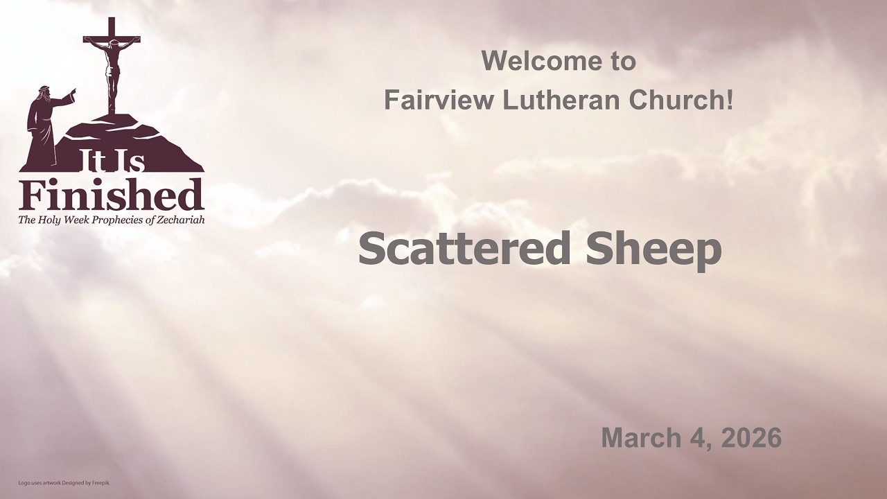 It Is Finished - Scattered Sheep | Midweek Lent 2026