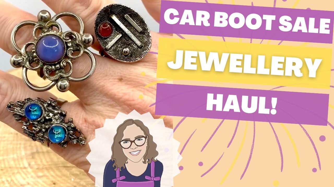 Car Boot Sale Vintage Jewellery Thrift HAUL 💍 UK eBay Etsy Jewelry Reseller